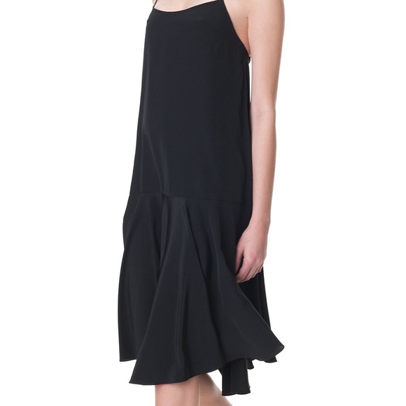 Tibi 100% Silk Tie-Back Cami Dress in Black. NWOT - Picture 6 of 6